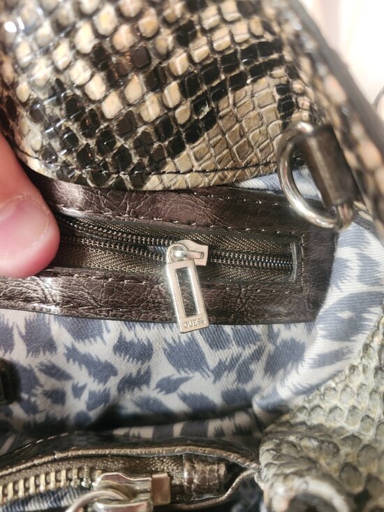 Vintage Guess Y2K Monogram Snake Skin Purse Bag | eBay Y2K GUESS Monogram Snakeskin Print Shoulder Bag Purse Brown Beige Logo Handbag